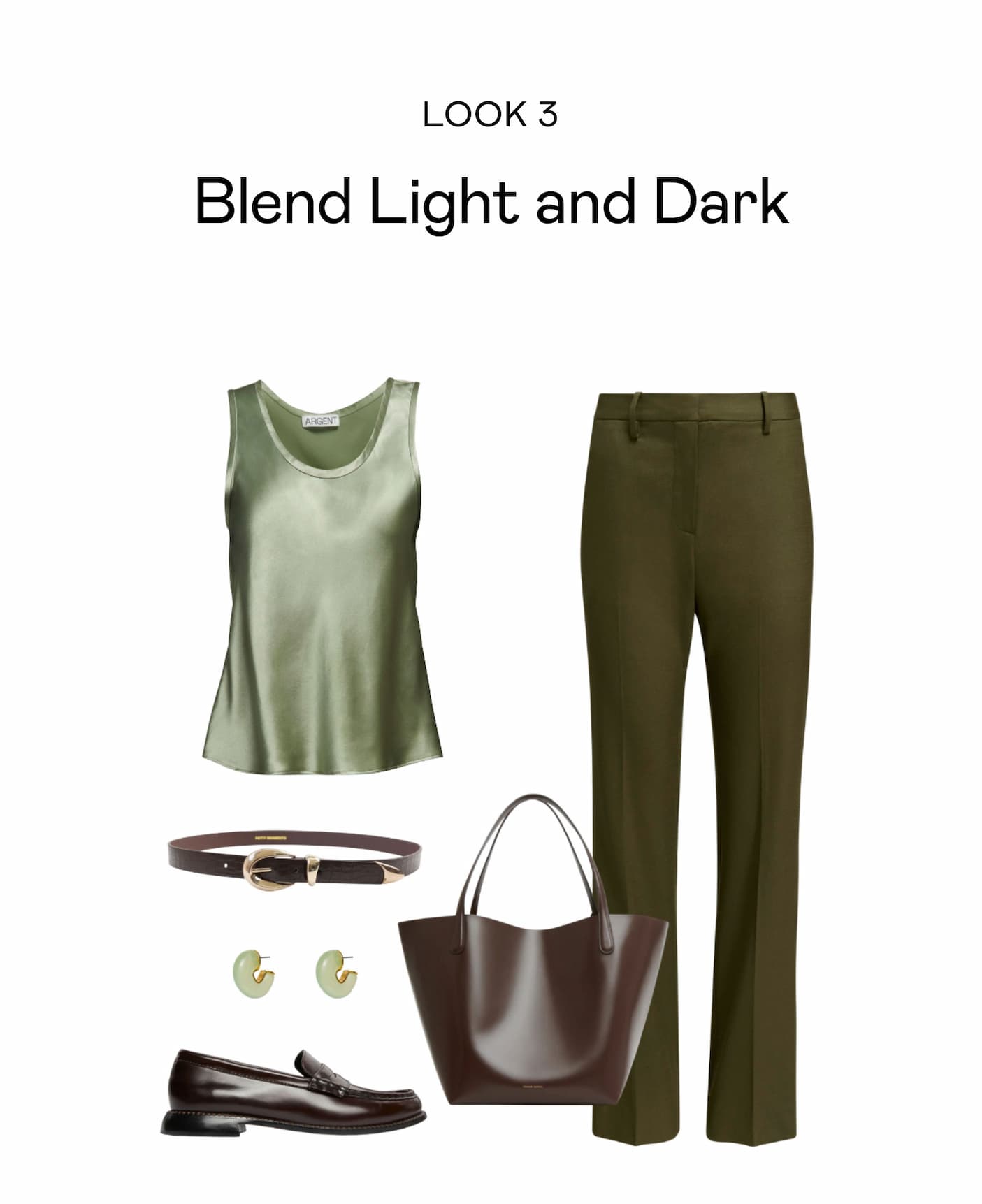 Look 3: Blend Light and Dark Look 3: Blend Light and Dark