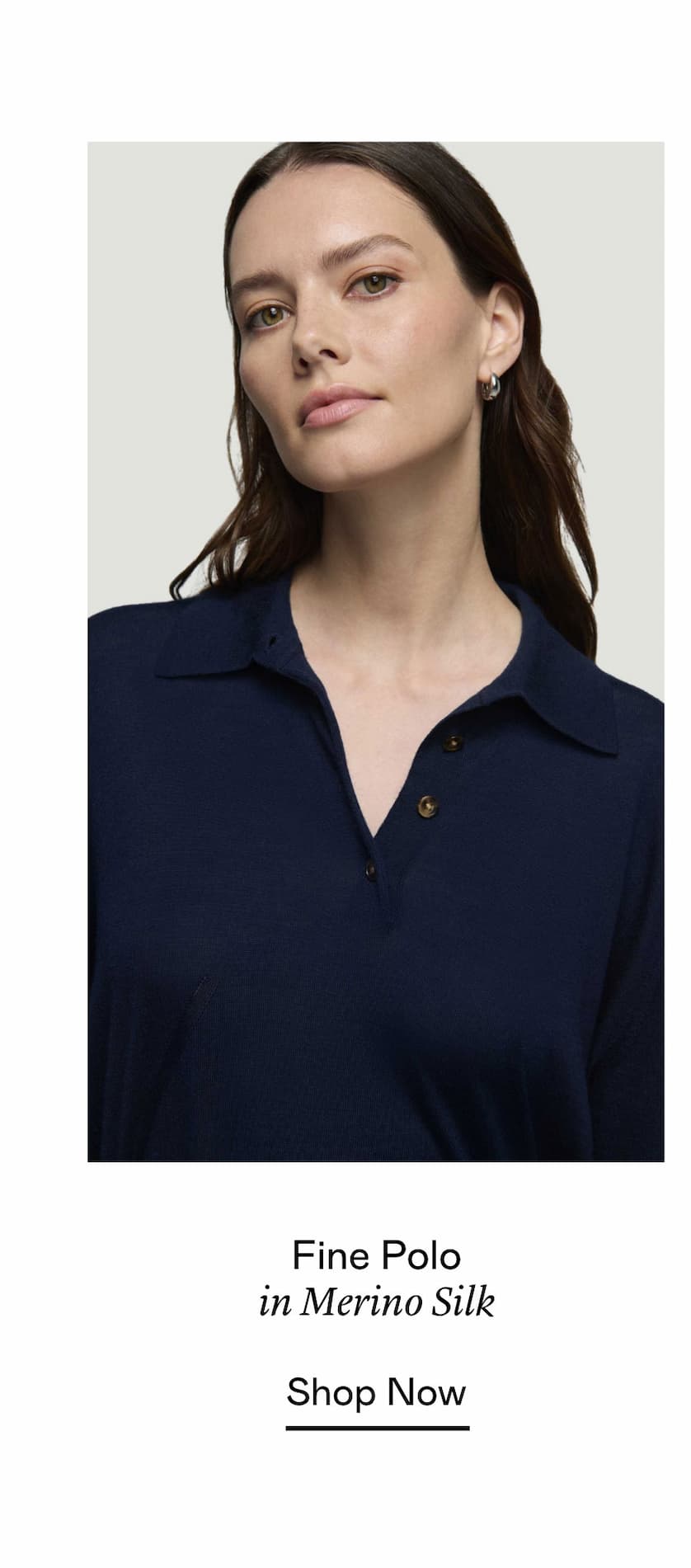 Fine Polo in Merino Silk Fine Polo in Merino Silk