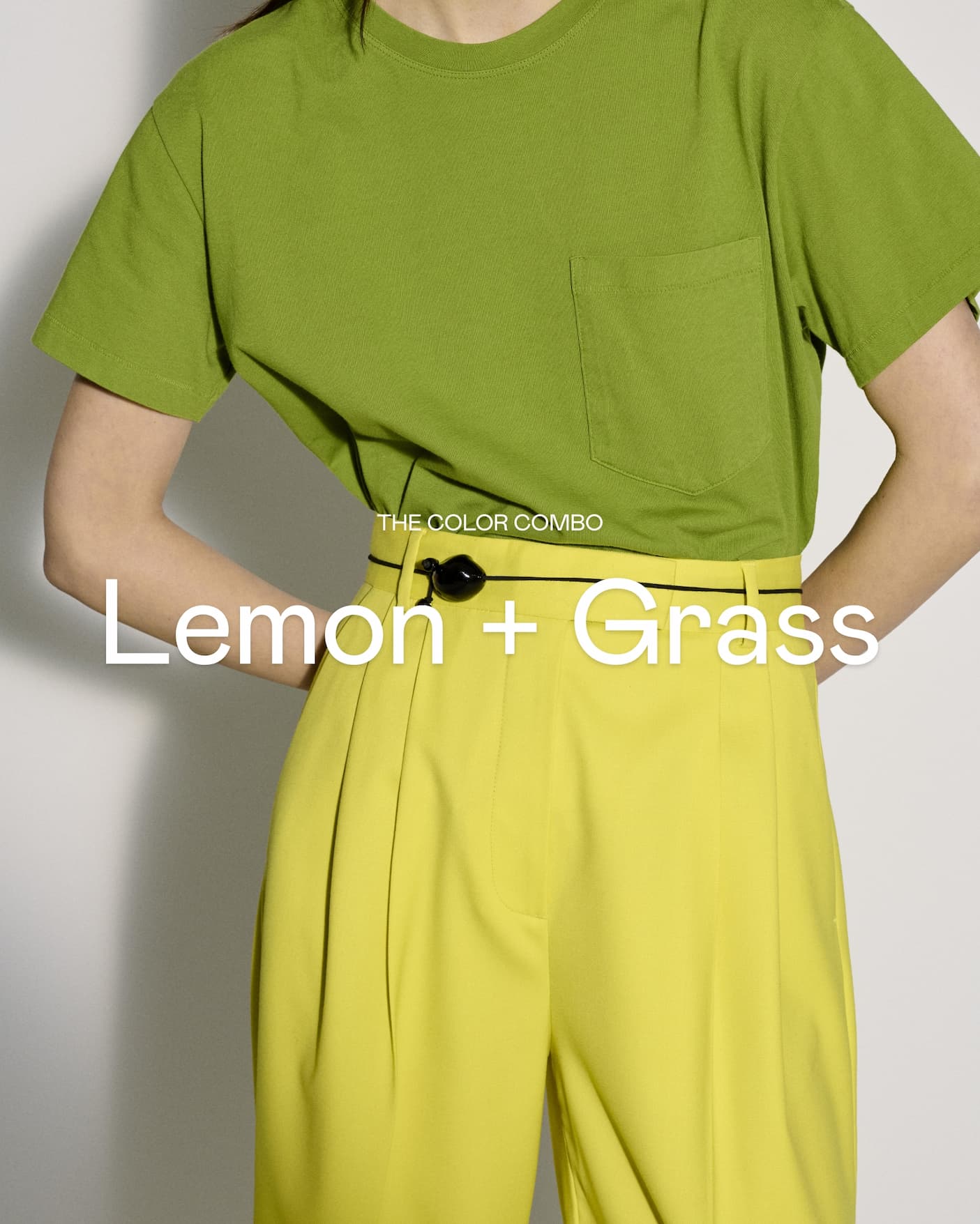 The Color Combo: Lemon + Grass