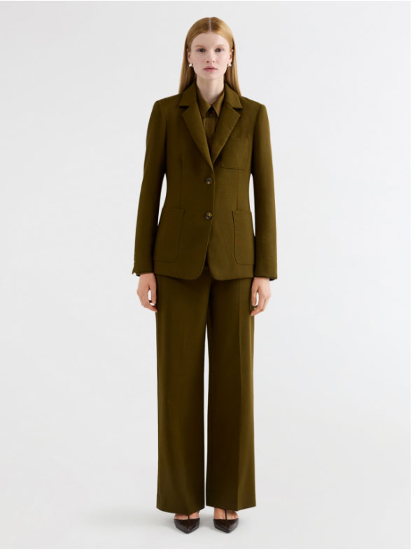 Weekend Blazer in Textured Wool