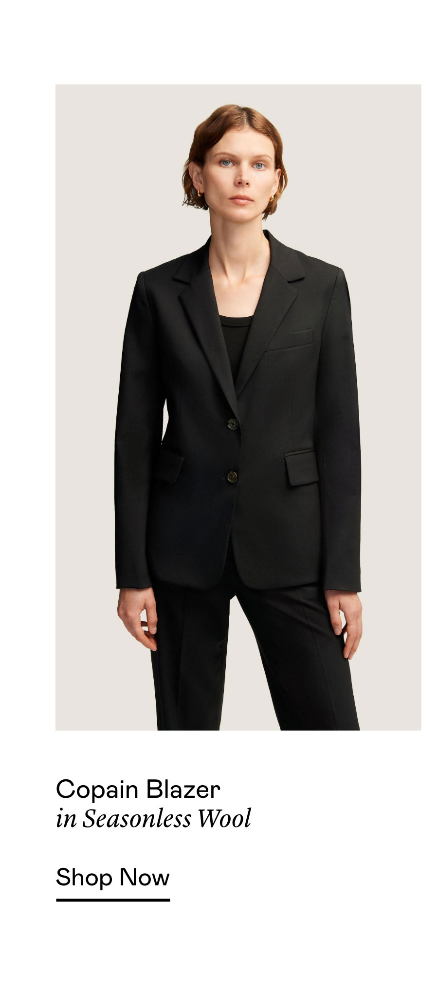 Copain Blazer in Seasonless Wool Copain Blazer in Seasonless Wool