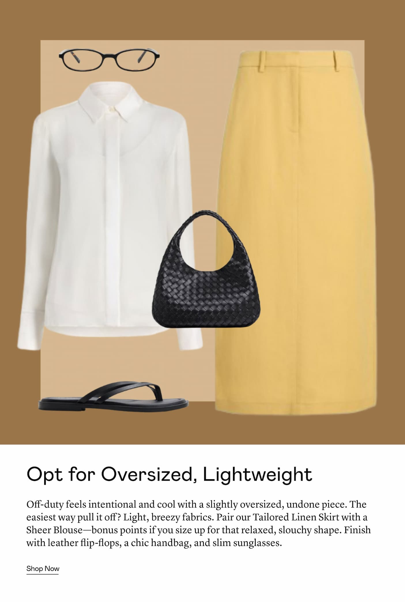 Opt for Oversized, Lightweight 