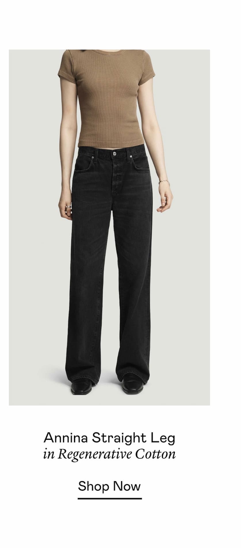 Annina Straight Leg in Regenerative Cotton Annina Straight Leg in Regenerative Cotton