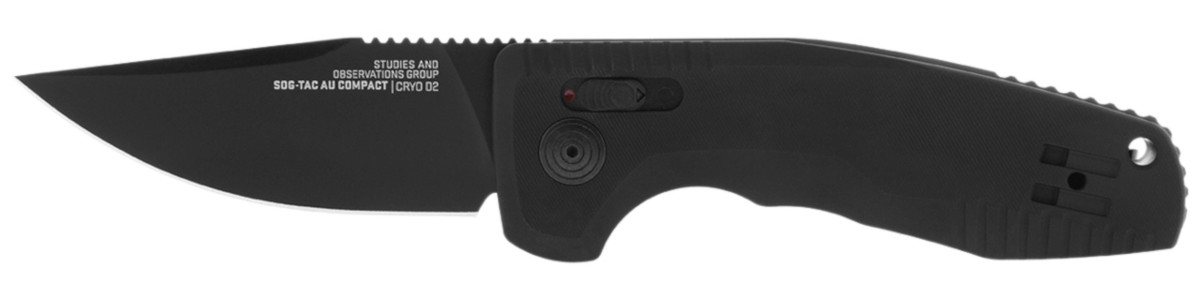 SOG-TAC AU COMPACT- CLIP POINT SERRATED