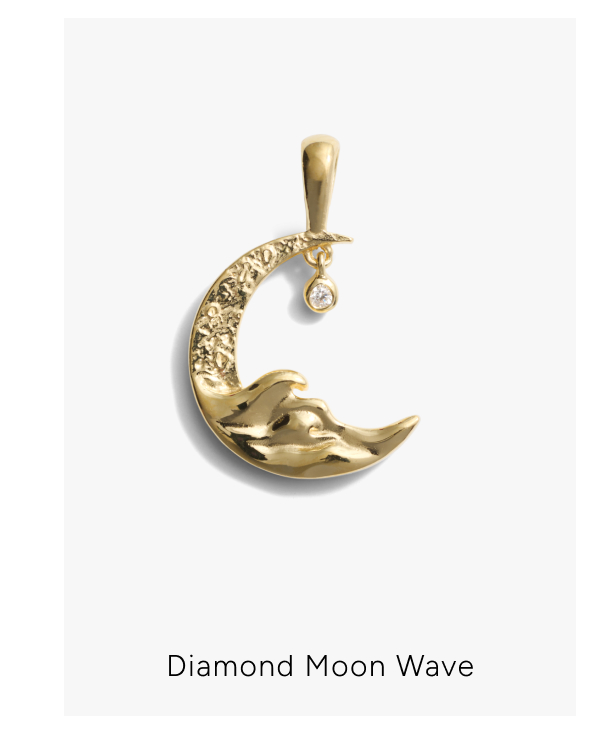 Diamond Moon Wave Amulet