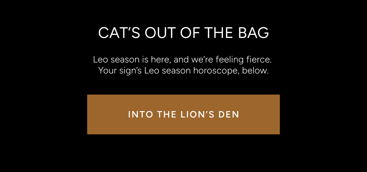 Cat's Out Of the Bag
