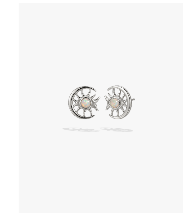 Cosmic Moon Eye Stud
