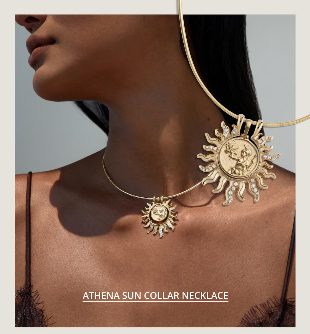 Athena Sun Collar Necklace