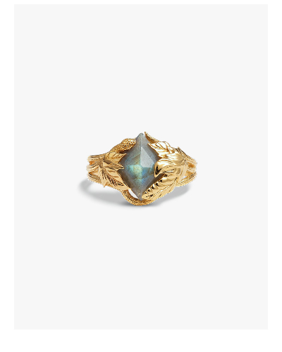 Gemstone Snake In The Garden Ring