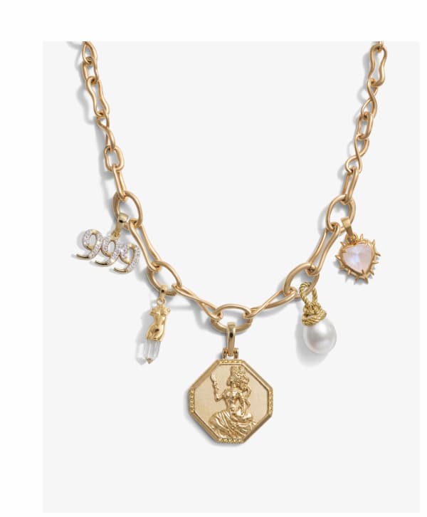The Enchantress Statement Charm Necklace