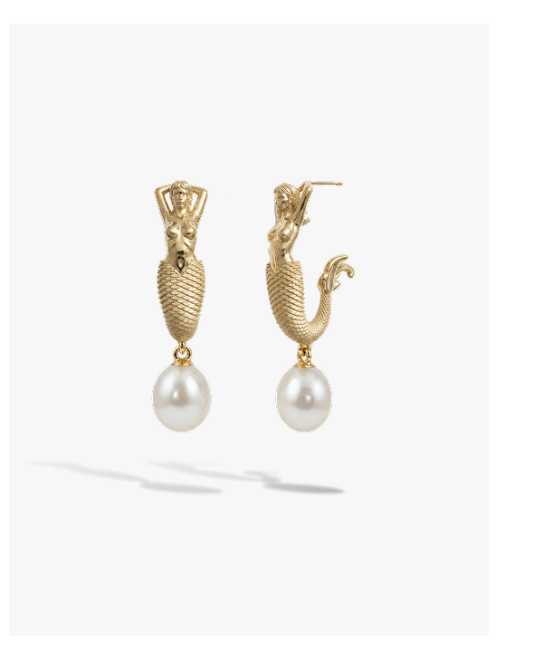 Siren Pearl Drop Earring