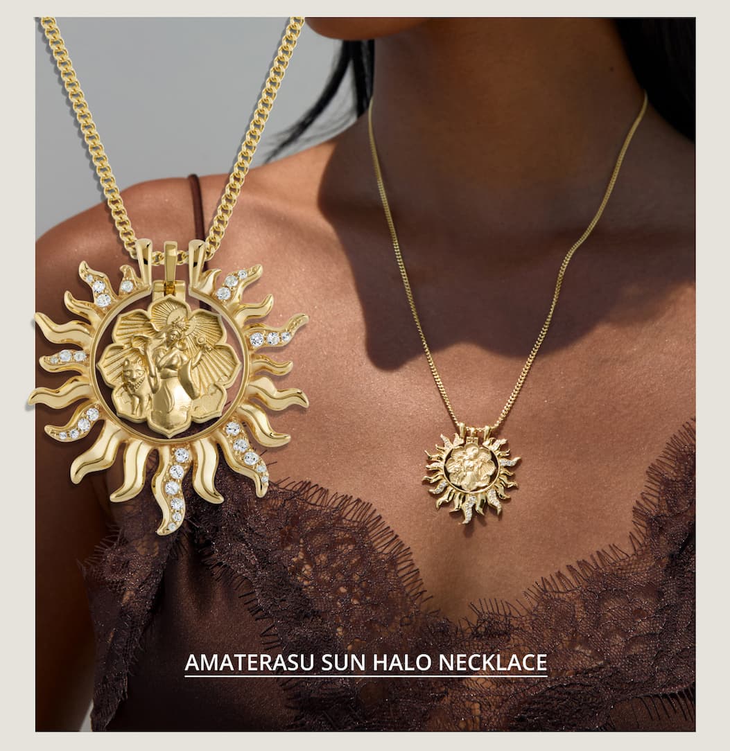 Amaterasu Sun Halo Necklace