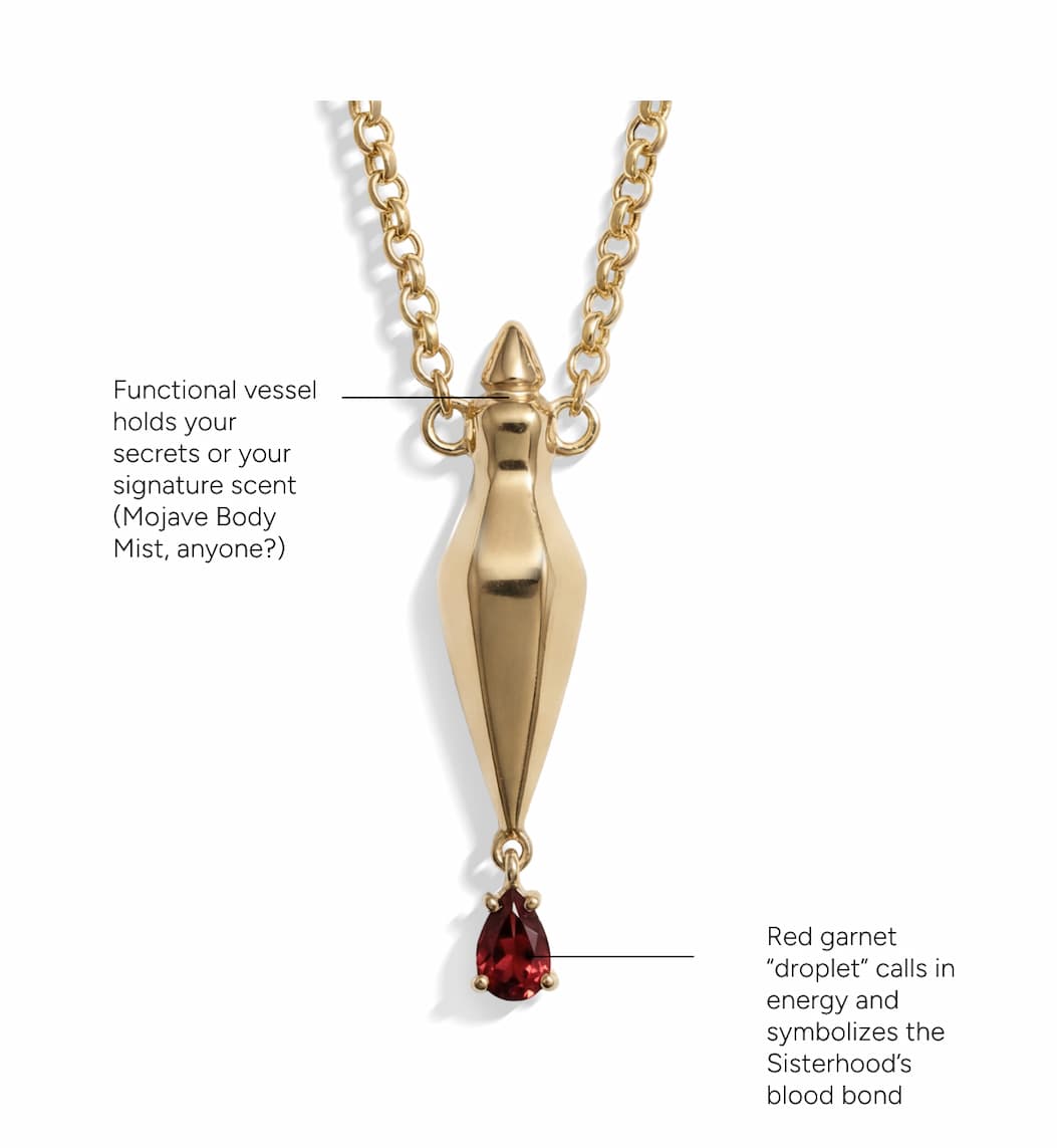 Blood Ritual Vial Necklace