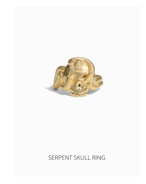 Serpent Skull Ring 
