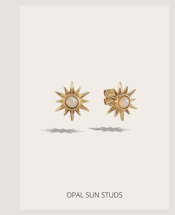 Opal Sun Studs