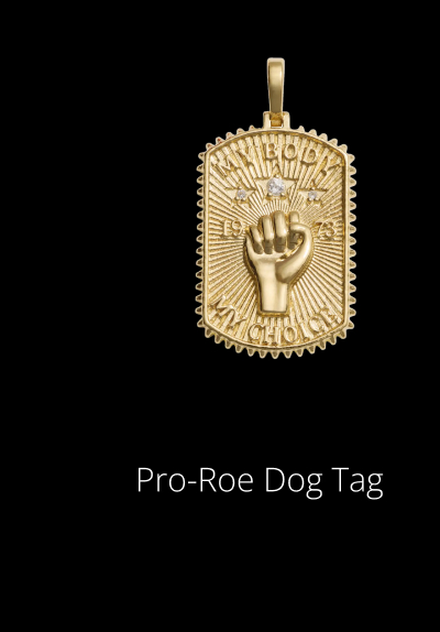 Pro Roe Dog Tag