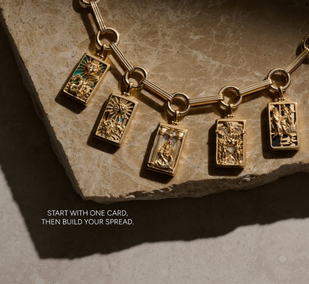 Start with one card. Then build your spread.