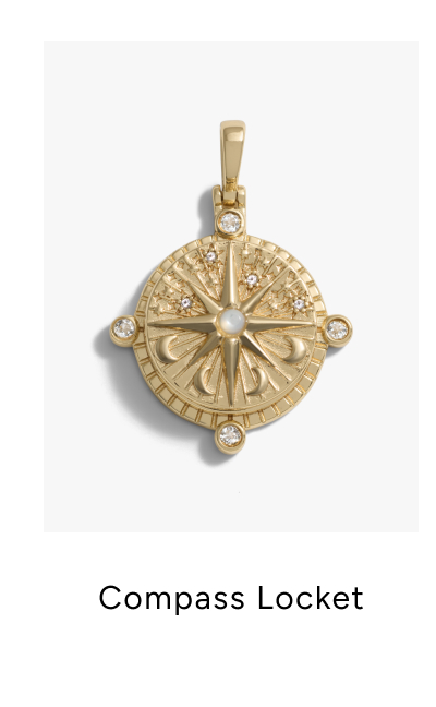 Compass Locket Necklace