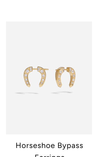 Horseshoe Bypass Earring