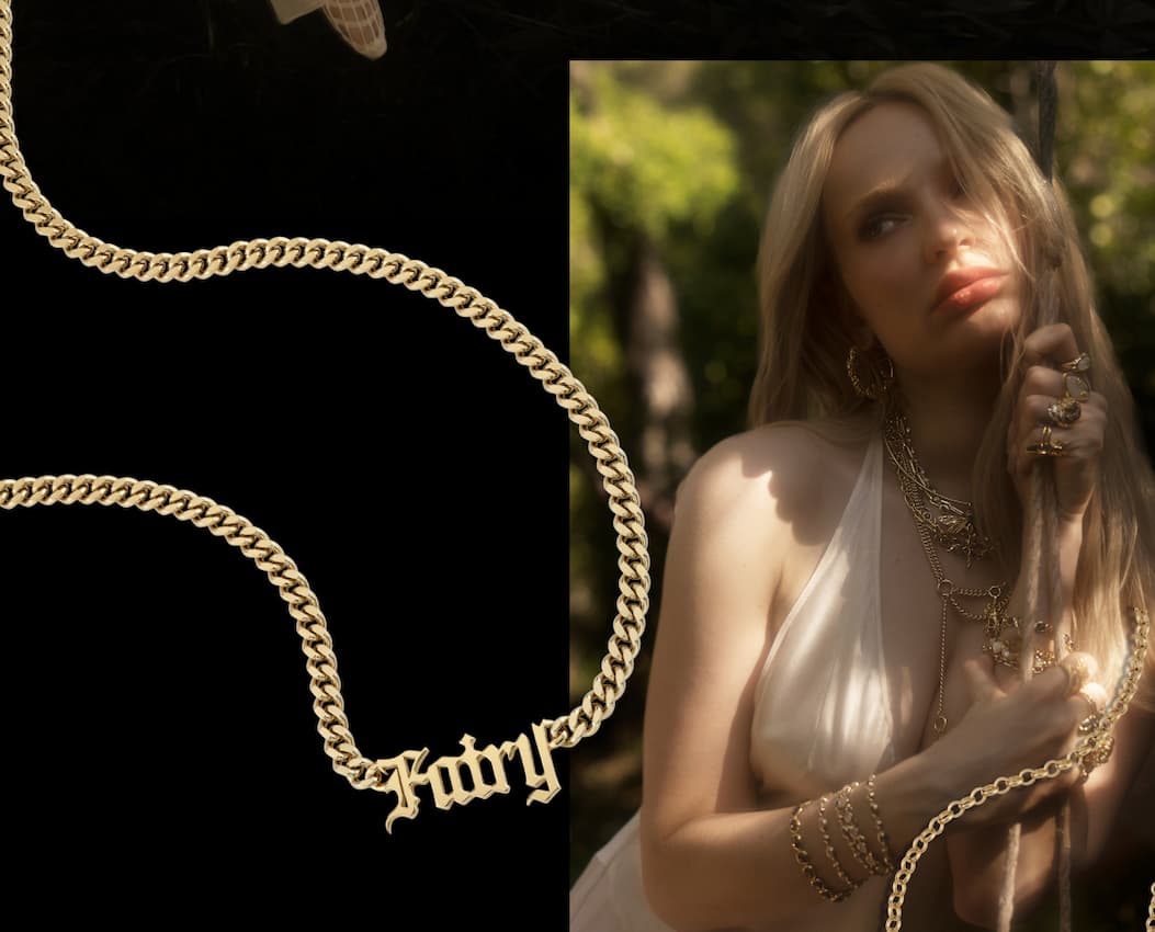 Fairy Cuban Necklace