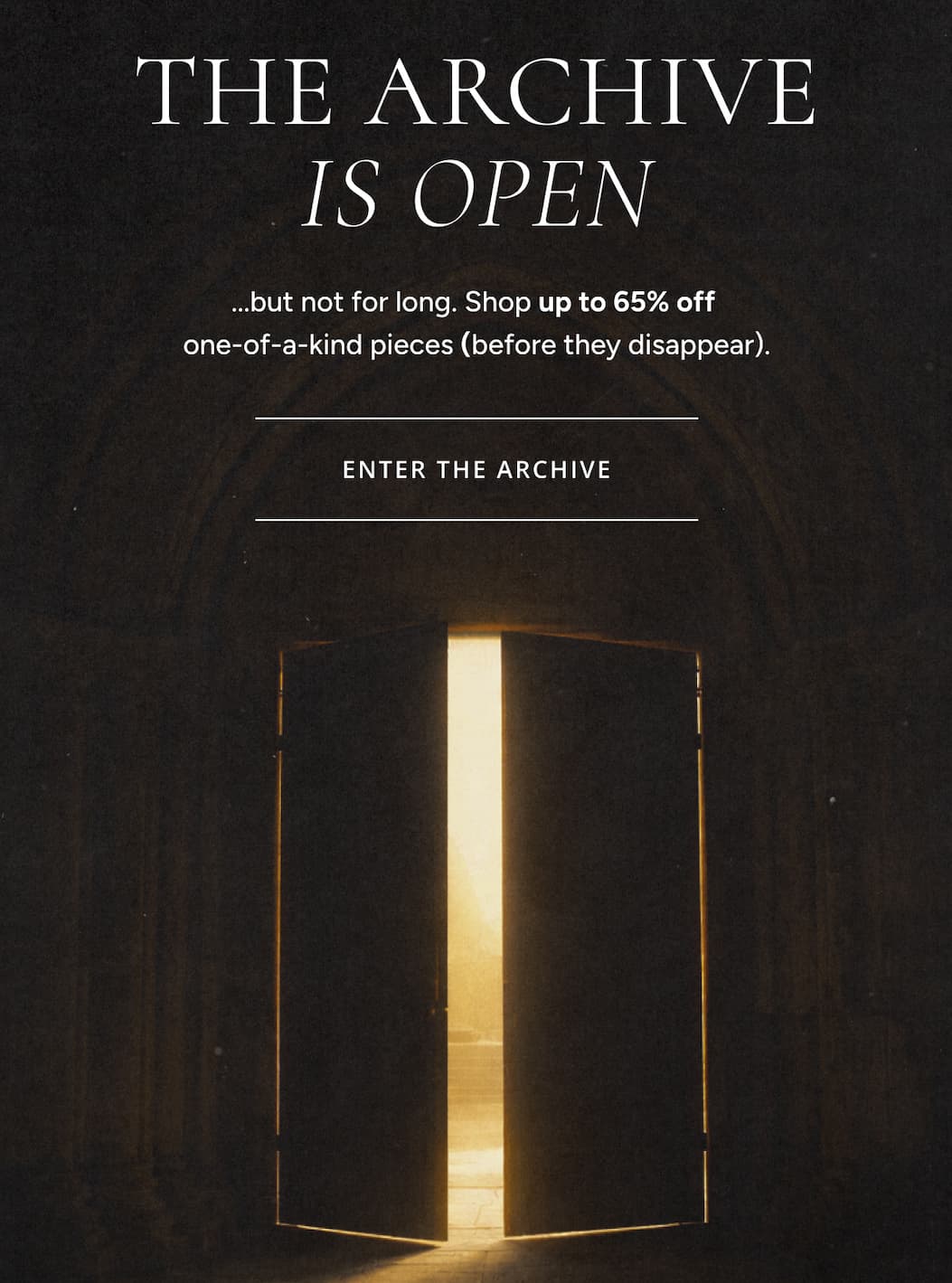 The Archive is Open - 6 hours before anyone else