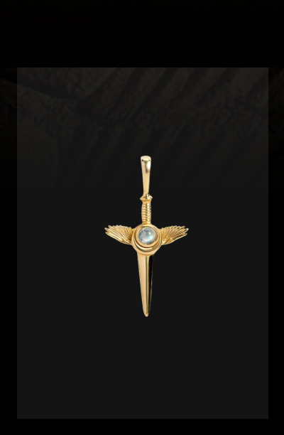 Mini Flying Dagger Necklace