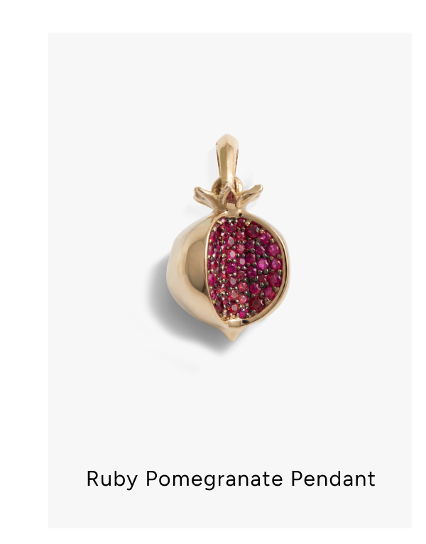 Ruby Pomegranate Pendant