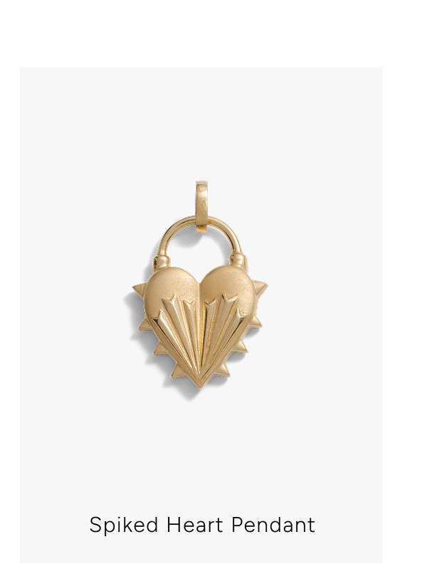 Spiked Heart Pendant