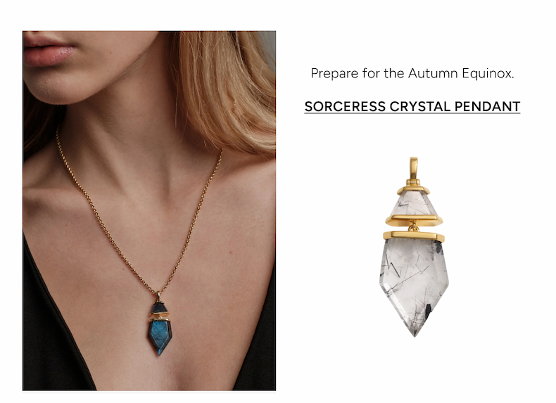 Sorceress Crystal Pendant
