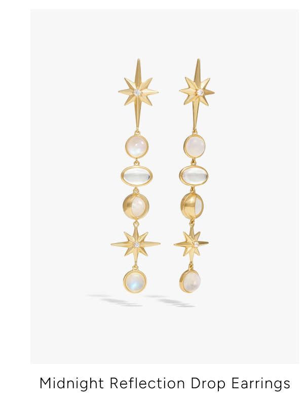 Midnight Reflection Drop Earrings