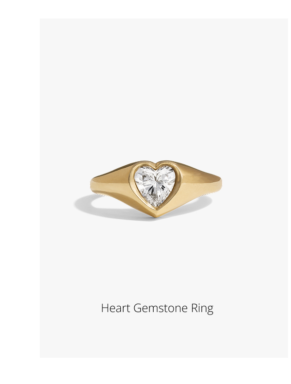 Heart Gemstone Ring