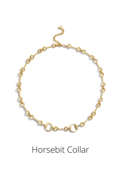 Sapphire Horsebit Collar