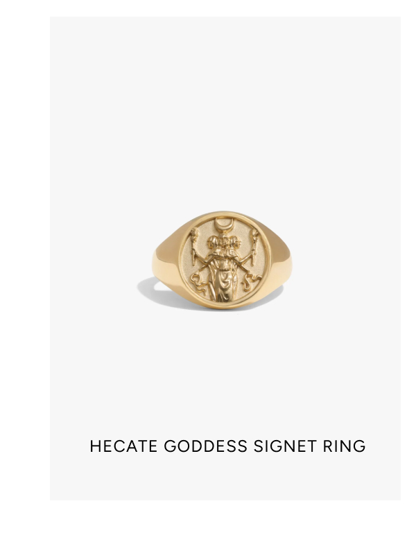 Hecate Goddess Signet Ring