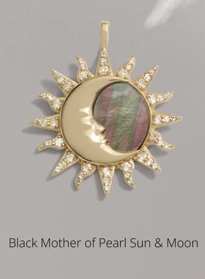 Black Mother of Pearl Sun & Moon