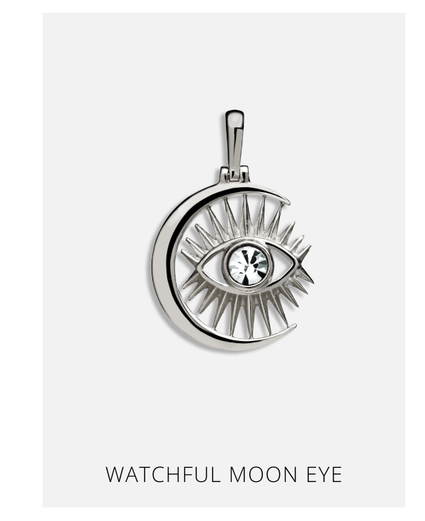 Watchful Moon Eye Necklace