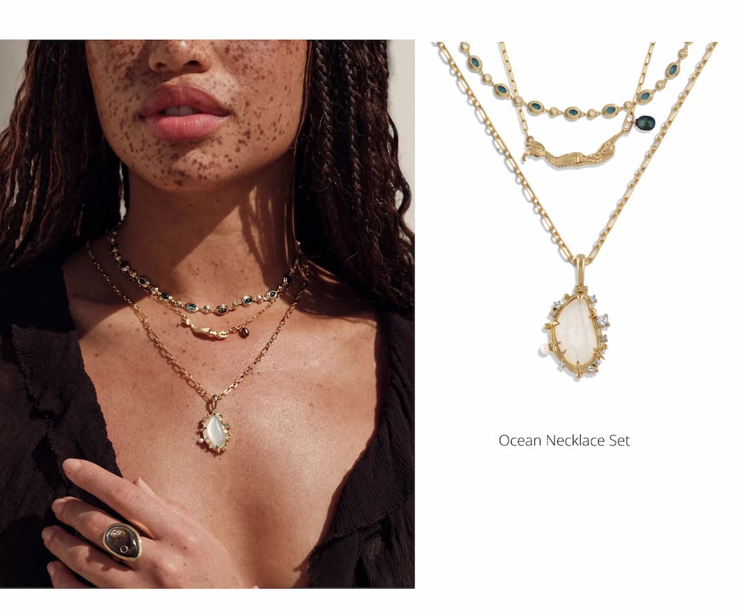 Ocean Necklace Set