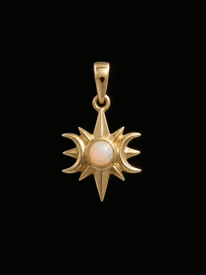 Mini Triple Moon Amulet