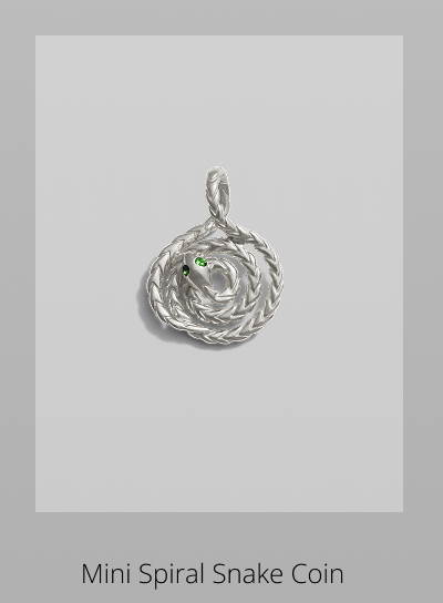 Mini Spiral Snake Coin