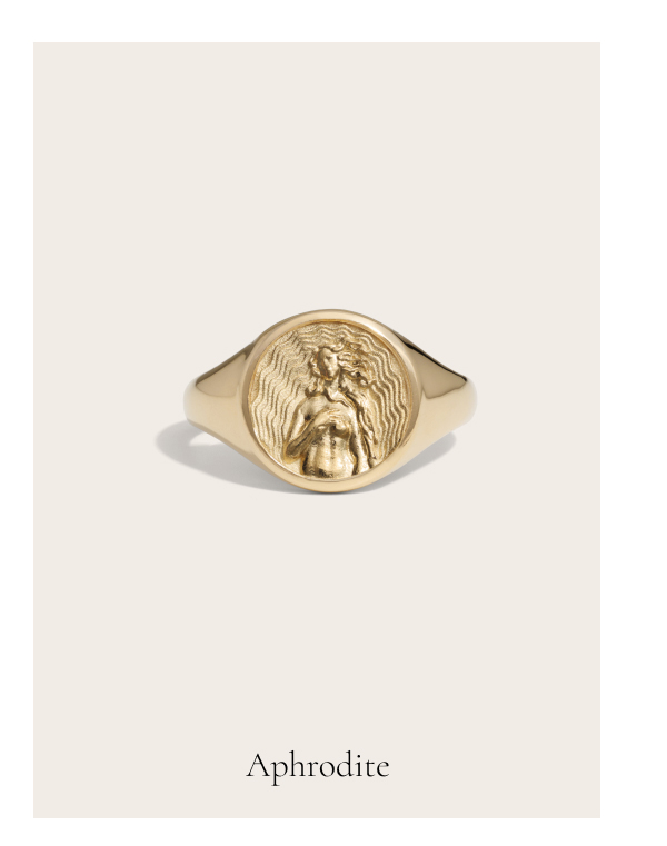 Aphrodite Signet Ring
