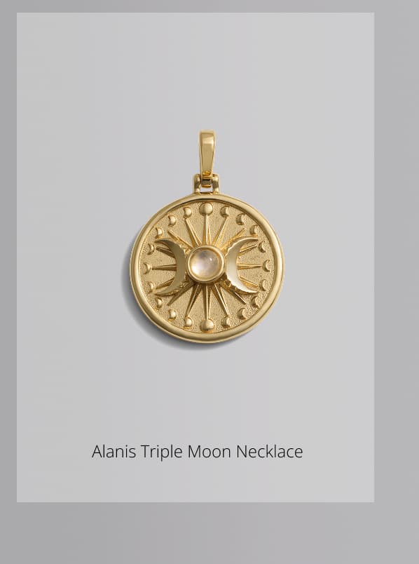 Alanis Triple Moon Necklace