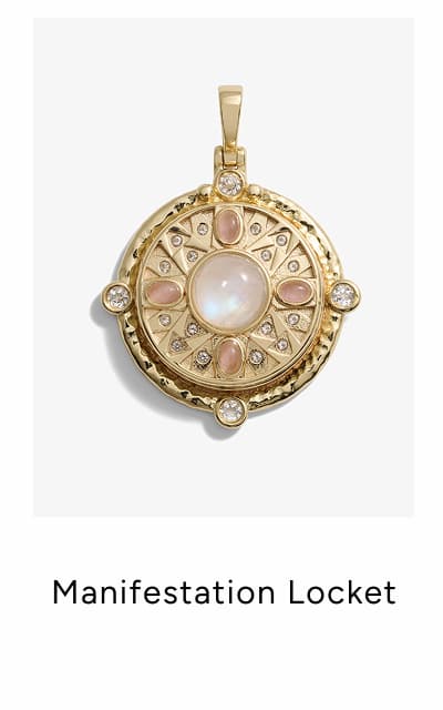 Pink Manifestation Locket Necklace