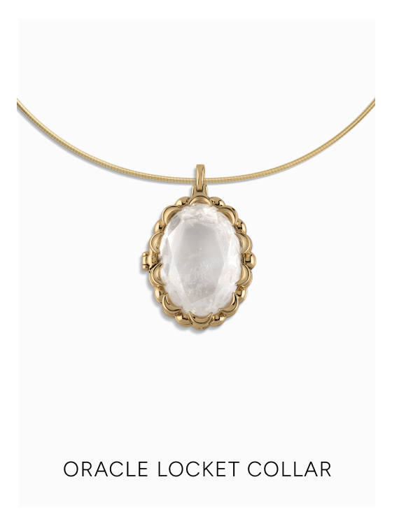 Oracle Locket Charm Collar