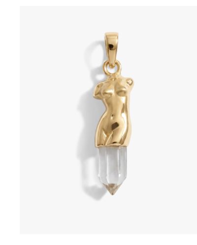 Crystal Classical Bust Pendant