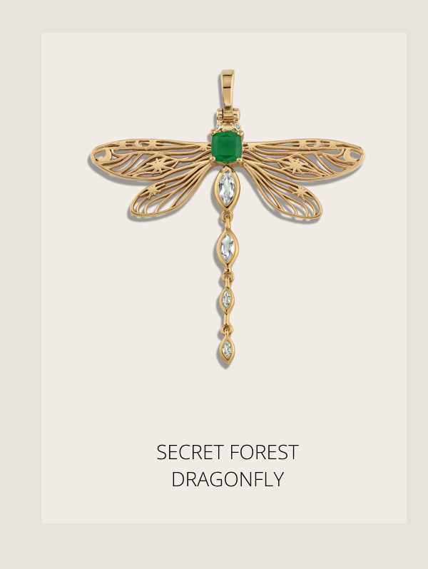 Secret Forest Dragonfly Necklace