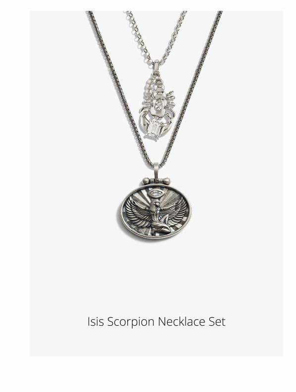 Isis Scorpion Necklace Set