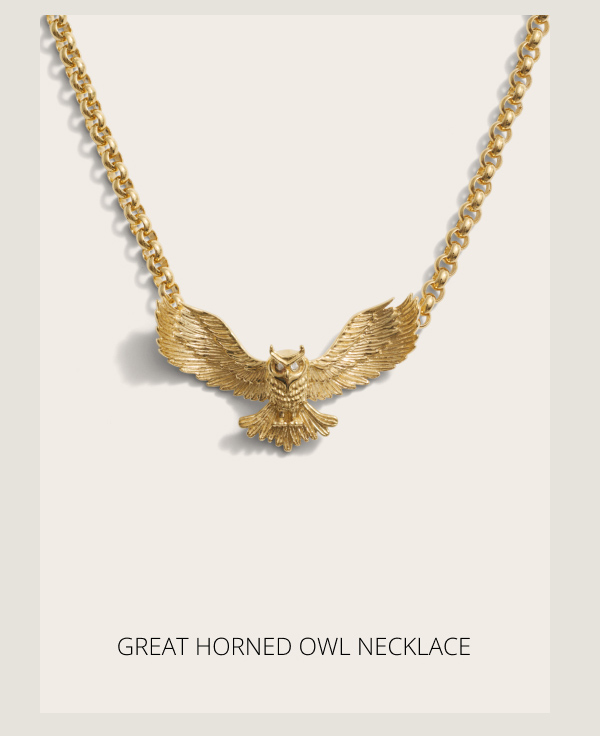 Great Horned Owl Necklace