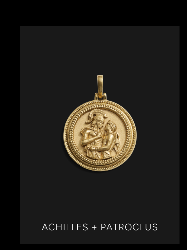 Achilles + Patroclus Pendant