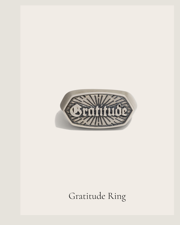 Men's Gratitude Ring