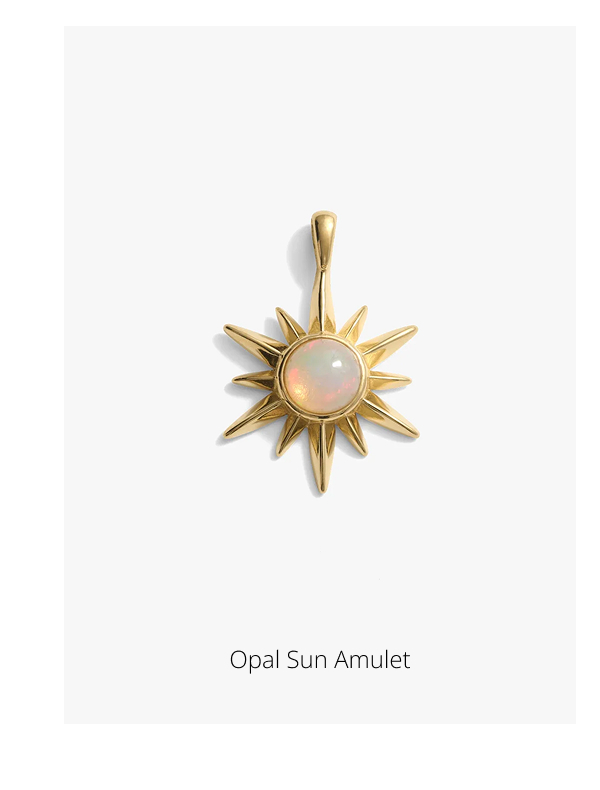 Opal Sun Amulet