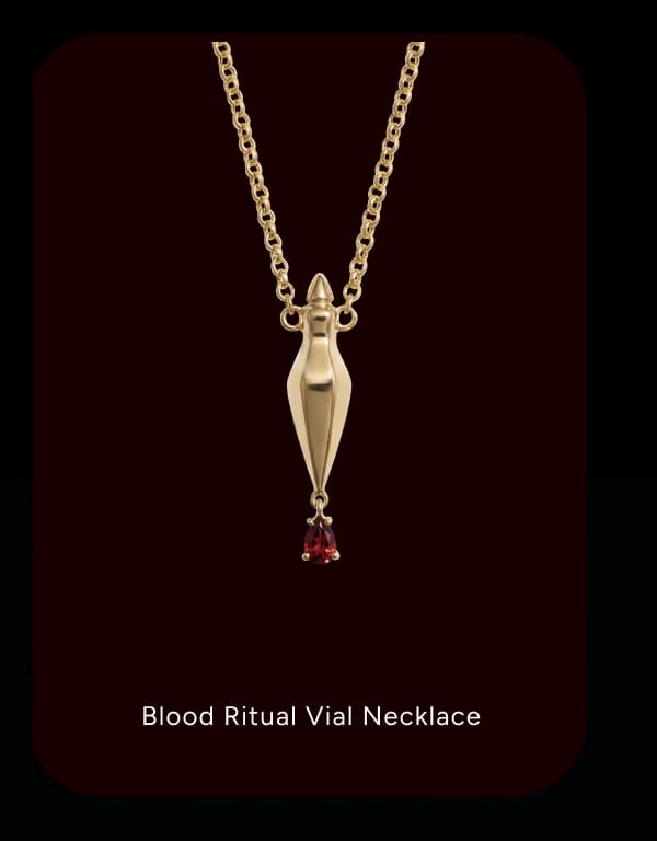 Blood Ritual Vial Necklace
